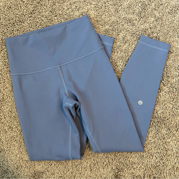 Lululemon Wunder Train High Rise Tight Prep Blue - Picture 9 of 9